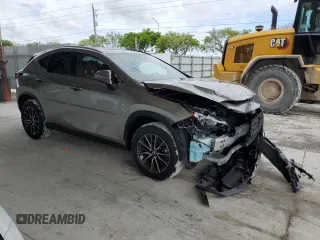 2025 Lexus NX 250 Premium with VIN 2T2GDCAZ8SC016131, listed as a Copart auction lot 56695555 with 6,420 mi miles and Salvage title. Bid and sale history available at DreamBid. Image 4.