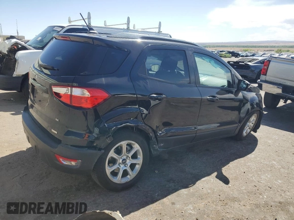 2019 Ford EcoSport SE z VIN MAJ3S2GE0KC261589, wystawiony jako Copart lot #54852045 z przebiegiem 44 452 mil mil oraz Szkody całkowita. Historia ofert i sprzedaży dostępna na DreamBid. Obrazek 3.
