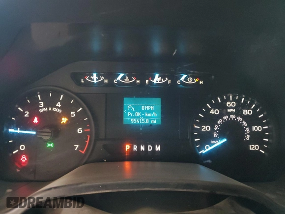 2019 Ford F-150 XL with VIN 1FTMF1C57KKD66154, listed as a Copart auction lot 55682045 with 95,415 mi miles and Clean Title. Bid and sale history available at carsss.com. Image 9.