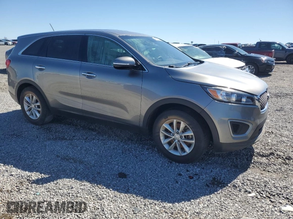 2018 Kia Sorento L with VIN 5XYPG4A30JG424560, listed as a Copart auction lot 48586195 with Not Provided miles and Salvage Title. Bid and sale history available at carsss.com. Image 4.