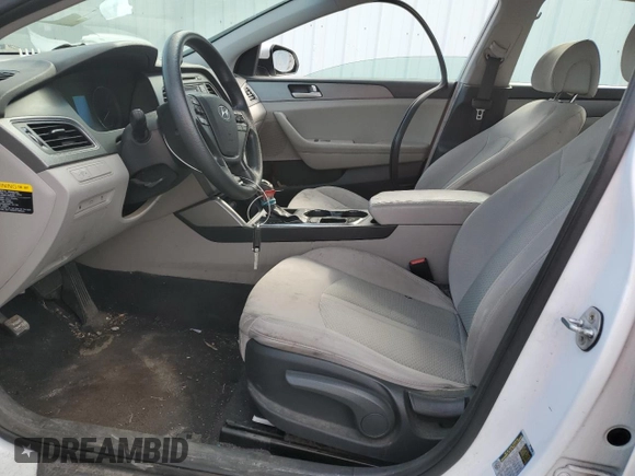 2016 Hyundai Sonata SE with VIN 5NPE24AF5GH403642, listed as a Copart auction lot 55575015 with 147,462 mi miles and Salvage Title. Bid and sale history available at carsss.com. Image 7.
