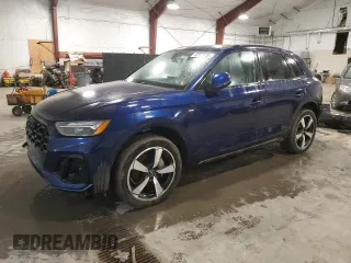 2022 Audi Q5 S line Premium Plus with VIN WA1EAAFY6N2114550, listed as a Copart auction lot 48543435 with 21,874 mi miles and Salvage Title. Bid and sale history available at carsss.com. Image 1.