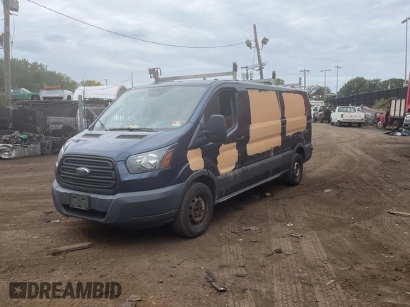 2015 Ford Transit with VIN 1FTSW2YG1FKA71029, listed as a Copart auction lot 74579294 with 257,966 mi miles and Clean Title. Bid and sale history available at DreamBid. Image 2.