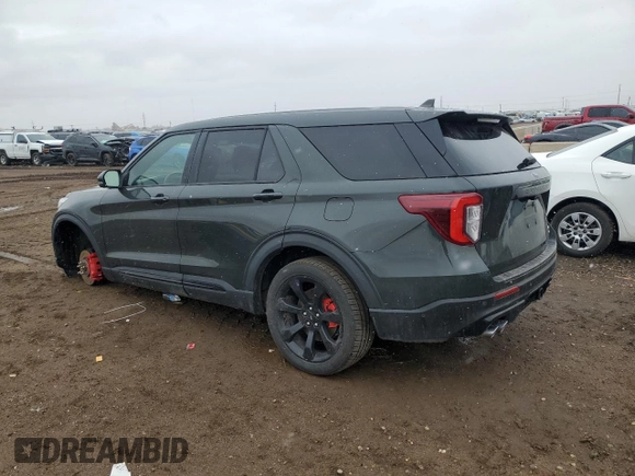 2022 Ford Explorer ST with VIN 1FM5K8GC6NGB02881, listed as a Copart auction lot 47643745 with 72,324 mi miles and Salvage Title. Bid and sale history available at carsss.com. Image 2.
