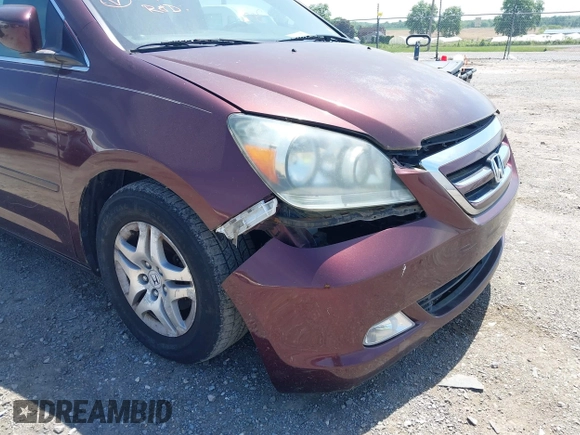 2007 Honda Odyssey EX-L with VIN 5FNRL38717B455291, listed as a IAAI auction lot 42253070 with 222,016 mi miles and . Bid and sale history available at DreamBid. Image 6.