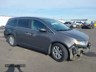 2016 Honda Odyssey EX-L with VIN 5FNRL5H62GB070194, listed as a IAAI auction lot 41664352 with 112,112 mi miles. Bid and sale history available at carsss.com. Image 1.