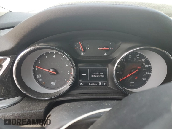 2018 Buick Regal Preferred with VIN W04GL6SX8J1133551, listed as a Copart auction lot 55338635 with 155,299 mi miles and Salvage title. Bid and sale history available at DreamBid. Image 9.