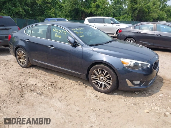 2014 Kia Cadenza Premium z VIN KNALN4D70E5129957, wystawiony jako IAAI lot #42410349 z przebiegiem 217 570 mil mil oraz . Historia ofert i sprzedaży dostępna na DreamBid. Obrazek 1.