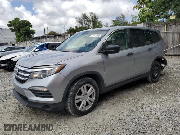 2016 Honda Pilot LX with VIN 5FNYF5H16GB050604, listed as a Copart auction lot 51581805 with 110,940 mi miles and Non Repairable. Bid and sale history available at DreamBid. Image 1.