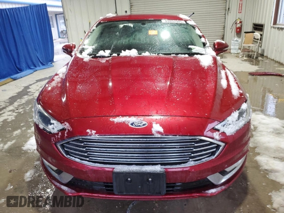 2017 Ford Fusion Titanium with VIN 3FA6P0K97HR154899, listed as a Copart auction lot 44807945 with 0 mi miles and Salvage Title. Bid and sale history available at carsss.com. Image 5.
