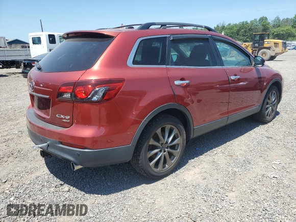 2014 Mazda CX-9 Grand Touring with VIN JM3TB3DVXE0433886, listed as a Copart auction lot 62325285 with 114,343 mi miles and Clean title. Bid and sale history available at DreamBid. Image 3.