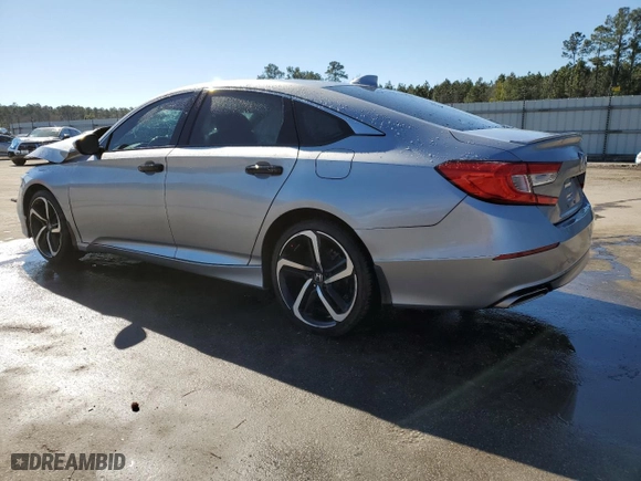 2020 Honda Accord Sedan Sport with VIN 1HGCV1F3XLA110110, listed as a Copart auction lot 45838015 with 84,163 mi miles and Salvage Title. Bid and sale history available at carsss.com. Image 2.
