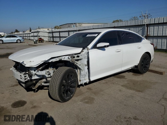 2022 Cadillac CT5 Luxury with VIN 1G6DM5RK6N0136036, listed as a Copart auction lot 42095055 with 14,325 mi miles and Salvage Title. Bid and sale history available at carsss.com. Image 1.