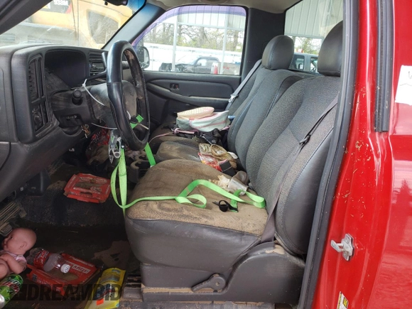 2004 Chevrolet Silverado 1500 Work Truck with VIN 1GCEC14X44Z350193, listed as a Copart auction lot 52914655 with 0 mi miles and Salvage Title. Bid and sale history available at carsss.com. Image 7.