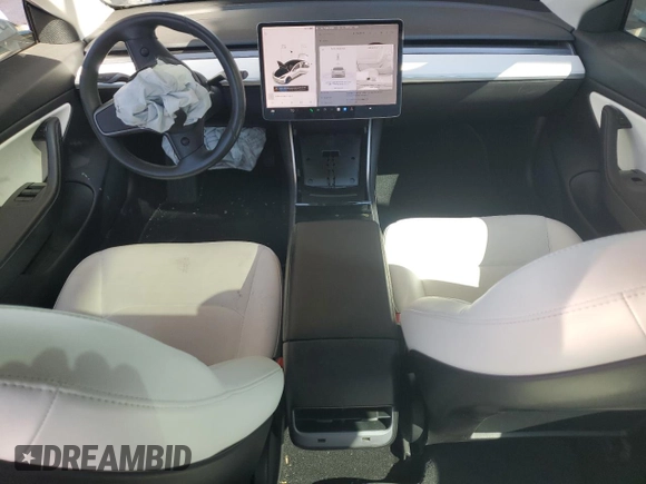 2019 Tesla Model 3 Long Range with VIN 5YJ3E1EB3KF513035, listed as a Copart auction lot 49527535 with 65,880 mi miles and Salvage Title. Bid and sale history available at DreamBid. Image 8.
