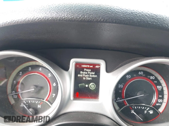 2017 Dodge Journey Crossroad Plus with VIN 3C4PDCGB3HT556863, listed as a IAAI auction lot 41629766 with 105,079 mi miles. Bid and sale history available at carsss.com. Image 7.