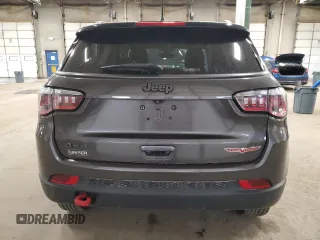 2019 Jeep Compass Trailhawk with VIN 3C4NJDDB1KT618892, listed as a Copart auction lot 49156585 with 93,842 mi miles and Salvage Title. Bid and sale history available at carsss.com. Image 6.