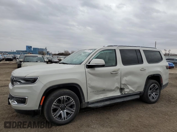 2022 Jeep Wagoneer Series III with VIN 1C4SJVDT3NS137548, listed as a Copart auction lot 46156735 with 19,731 mi miles and Salvage Title. Bid and sale history available at DreamBid. Image 1.