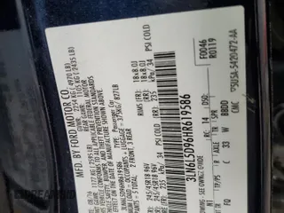 2017 Lincoln MKZ Select with VIN 3LN6L5D96HR619586, listed as a Copart auction lot 56116415 with 100,790 mi miles and Salvage title. Bid and sale history available at DreamBid. Image 12.
