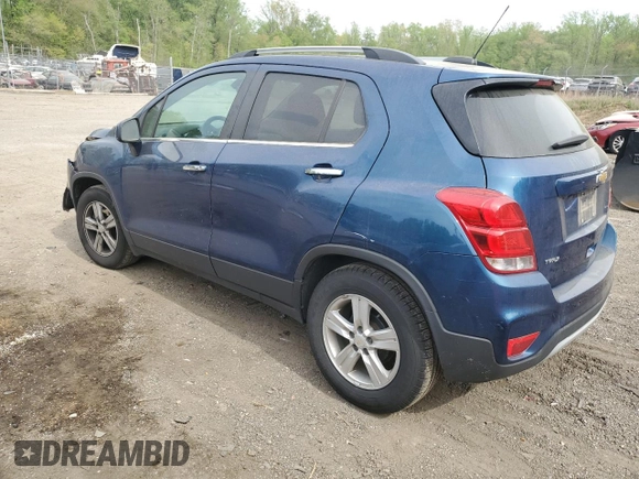 2020 Chevrolet Trax LT with VIN 3GNCJLSB4LL317899, listed as a Copart auction lot 53877975 with 136,935 mi miles and Salvage title. Bid and sale history available at DreamBid. Image 2.