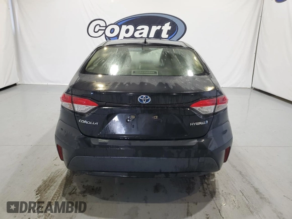 2021 Toyota Corolla Hybrid LE with VIN JTDEAMDE3MJ007296, listed as a Copart auction lot 44492055 with 96,373 mi miles and Clean Title. Bid and sale history available at carsss.com. Image 6.