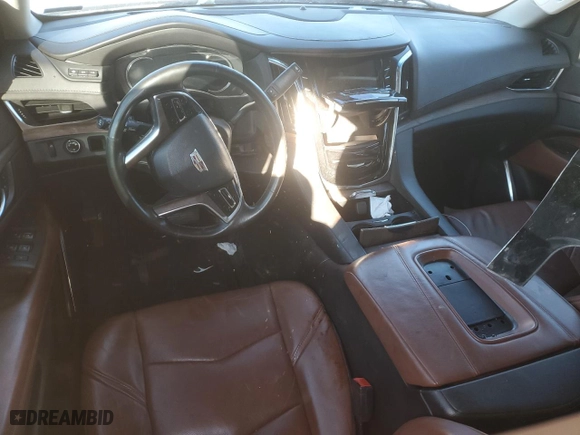 2016 Cadillac Escalade Luxury Collection with VIN 1GYS3BKJ8GR359372, listed as a Copart auction lot 88518985 with 0 mi miles and Salvage Title. Bid and sale history available at carsss.com. Image 8.
