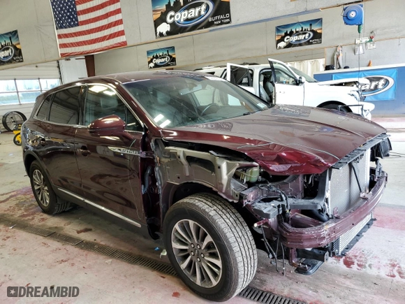 2020 Lincoln Nautilus Standard with VIN 2LMPJ8J96LBL29019, listed as a Copart auction lot 62662184 with 46,420 mi miles and Salvage Title. Bid and sale history available at carsss.com. Image 4.