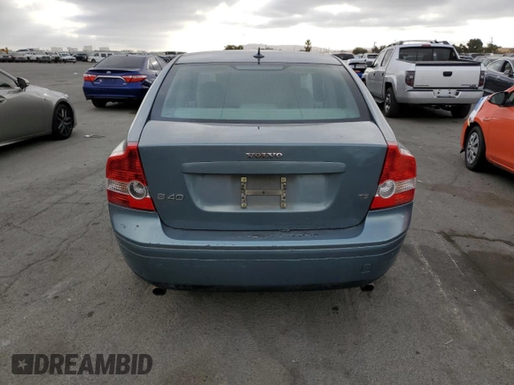 2005 Volvo S40 with VIN YV1MS682552054517, listed as a Copart auction lot 72760444 with 115,527 mi miles and Salvage Title. Bid and sale history available at carsss.com. Image 6.