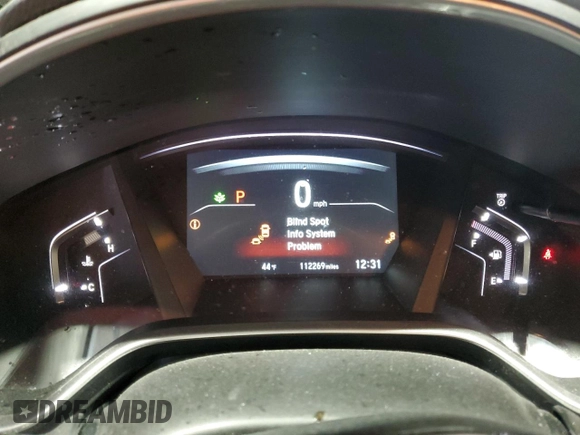 2018 Honda CR-V EX with VIN 7FARW1H53JE013943, listed as a Copart auction lot 52293145 with 112,269 mi miles and Salvage Title. Bid and sale history available at carsss.com. Image 9.
