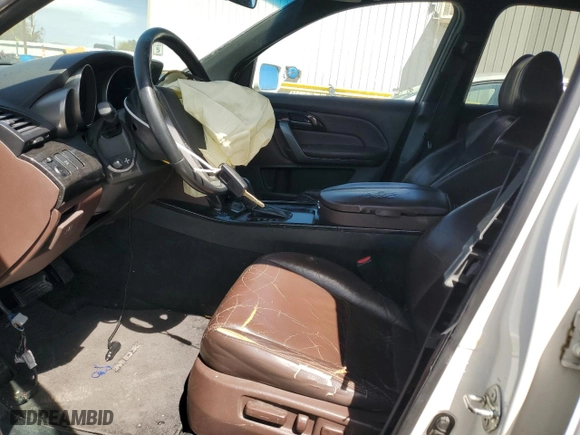 2007 Acura MDX Tech/Entertainment Pkg with VIN 2HNYD28487H504466, listed as a Copart auction lot 53504105 with 217,640 mi miles and Salvage Title. Bid and sale history available at carsss.com. Image 7.