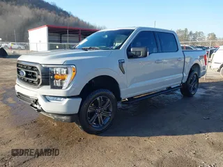 2023 Ford F-150 XL with VIN 1FTFW1E58PFB33406, listed as a IAAI auction lot 41768342 with 42,054 mi miles. Bid and sale history available at carsss.com. Image 2.