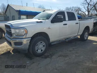 2023 Ram 2500 Tradesman with VIN 3C6UR5CL7PG615474, listed as a Copart auction lot 46673165 with 70,790 mi miles and Salvage Title. Bid and sale history available at carsss.com. Image 1.