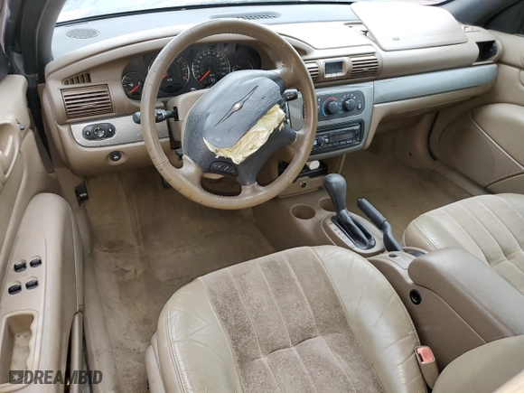 2004 Chrysler Sebring LXi with VIN 1C3EL55RX4N252613, listed as a Copart auction lot 83320874 with 122,642 mi miles and Salvage Title. Bid and sale history available at carsss.com. Image 8.