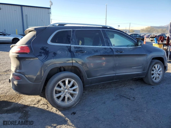 2016 Jeep Cherokee Limited with VIN 1C4PJMDS2GW186016, listed as a Copart auction lot 88911825 with 158,833 mi miles and Salvage Title. Bid and sale history available at carsss.com. Image 3.