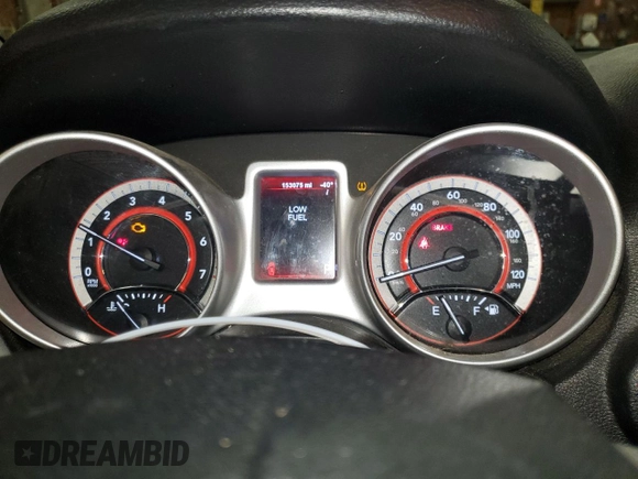 2012 Dodge Journey SXT with VIN 3C4PDCBG8CT188188, listed as a Copart auction lot 60833275 with 153,075 mi miles and Clean title. Bid and sale history available at DreamBid. Image 9.