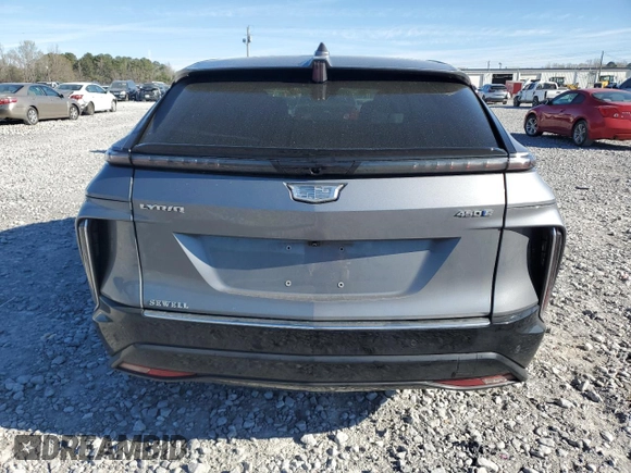 2023 Cadillac LYRIQ RWD Luxury z VIN 1GYKPMRK0PZ001018, wystawiony jako Copart lot #49693935 z przebiegiem 47 881 mil mil oraz Szkoda całkowita • Salvage title. Historia ofert i sprzedaży dostępna na DreamBid. Obrazek 6.