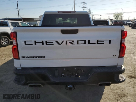 2021 Chevrolet Silverado 1500 LT Trail Boss with VIN 1GCPYFEL4MZ346809, listed as a Copart auction lot 52740965 with 81,499 mi miles and Salvage Title. Bid and sale history available at DreamBid. Image 6.