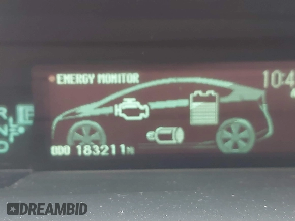 2010 Toyota Prius II with VIN JTDKN3DU7A0192513, listed as a IAAI auction lot 41842170 with 183,211 mi miles. Bid and sale history available at carsss.com. Image 15.