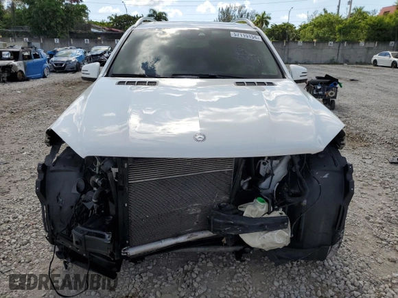 2017 Mercedes-Benz GLS 450 with VIN 4JGDF6EE4HA796194, listed as a Copart auction lot 57115154 with 92,454 mi miles and Salvage Title. Bid and sale history available at DreamBid. Image 5.