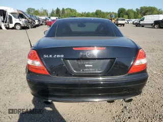 2006 Mercedes-Benz SLK-Class 3.0L with VIN WDBWK54F66F114895, listed as a Copart auction lot 55417885 with 128,984 mi miles and Salvage Title. Bid and sale history available at carsss.com. Image 6.