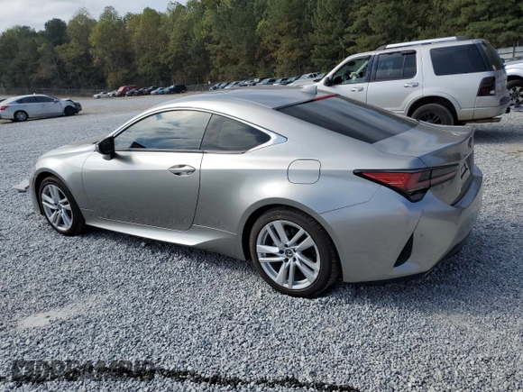 2024 Lexus RC with VIN JTHDA5BC2R5012782, listed as a Copart auction lot 77738584 with 4,192 mi miles and Salvage Title. Bid and sale history available at carsss.com. Image 2.