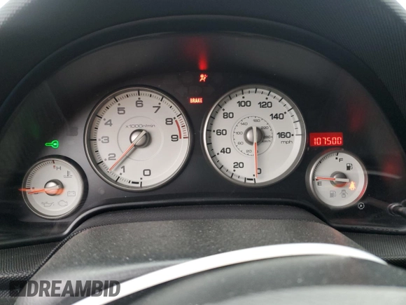 2006 Acura RSX Type-S Leather with VIN JH4DC53036S020336, listed as a Copart auction lot 47198475 with 107,500 mi miles and Salvage Title. Bid and sale history available at carsss.com. Image 9.