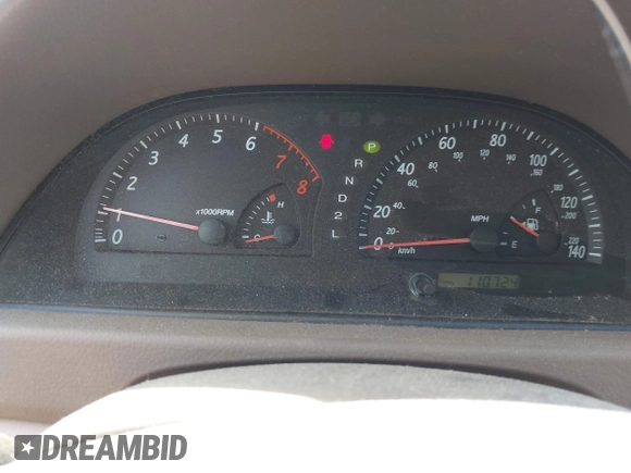 2004 Toyota Camry LE with VIN 4T1BE32K34U377605, listed as a IAAI auction lot 42107813 with 110,724 mi miles. Bid and sale history available at carsss.com. Image 7.