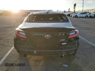 2023 Toyota GR86 with VIN JF1ZNBB15P9761368, listed as a Copart auction lot 79664384 with 6,100 mi miles and Salvage Title. Bid and sale history available at carsss.com. Image 6.