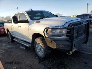 2021 Ram 2500 Big Horn with VIN 3C6UR5DL9MG676917, listed as a Copart auction lot 87423644 with 106,147 mi miles and Salvage Title. Bid and sale history available at carsss.com. Image 4.