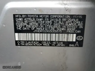 2016 Lexus IS 300 with VIN JTHCM1D2XG5005575, listed as a Copart auction lot 68472124 with 89,602 mi miles and Salvage Title. Bid and sale history available at carsss.com. Image 13.