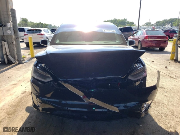 2017 Tesla Model X P100D with VIN 5YJXCBE49HF039938, listed as a Copart auction lot 62788164 with NaN miles and Salvage Title. Bid and sale history available at carsss.com. Image 5.