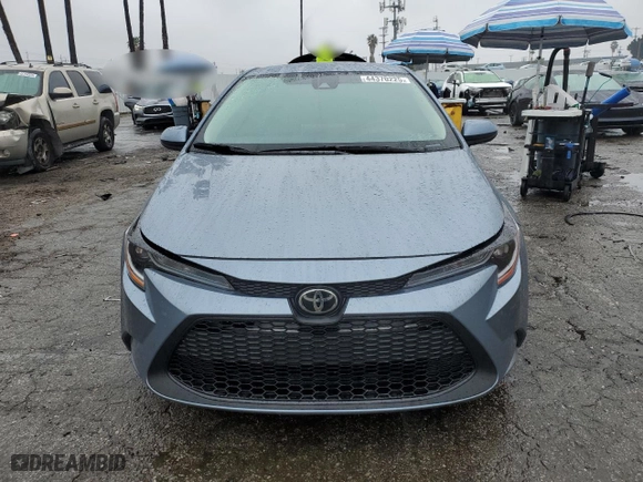 2021 Toyota Corolla LE with VIN 5YFVPMAE0MP161737, listed as a Copart auction lot 44370225 with 51,572 mi miles and Salvage Title. Bid and sale history available at carsss.com. Image 5.