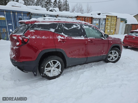 2024 GMC Terrain SLE with VIN 3GKALTEG1RL221842, listed as a Copart auction lot 85847384 with 0 mi miles and Non Repairable. Bid and sale history available at carsss.com. Image 3.