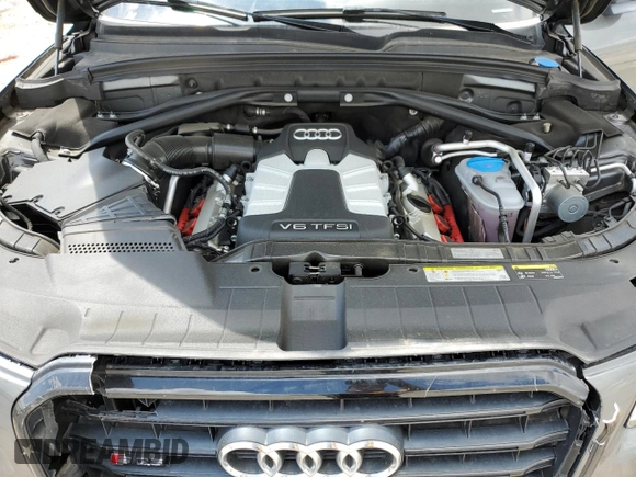 2017 Audi SQ5 Premium Plus with VIN WA1CCAFP2HA012729, listed as a Copart auction lot 55347255 with 90,468 mi miles and Salvage title. Bid and sale history available at DreamBid. Image 12.